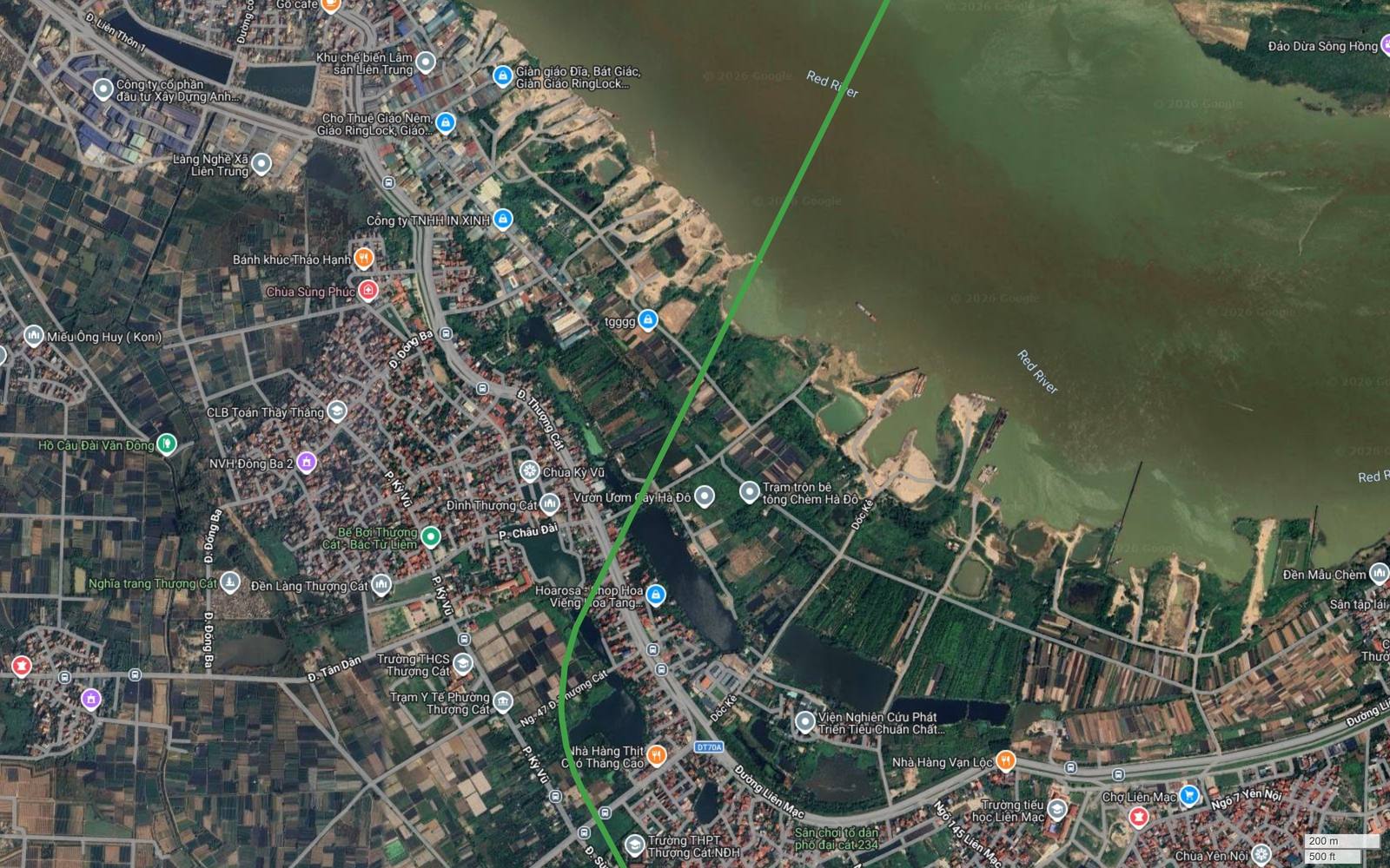 Tuyến metro số 4 Hà Nội lên bờ nam sông Hồng tại Thượng Cát, Liên Mạc thuộc Bắc Từ Liêm trên đoạn cuối trước khi khép vòng